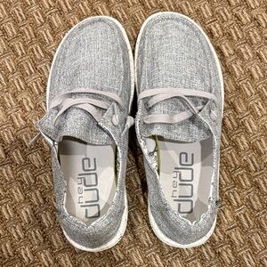 Hey Dude Light Gray Loafers